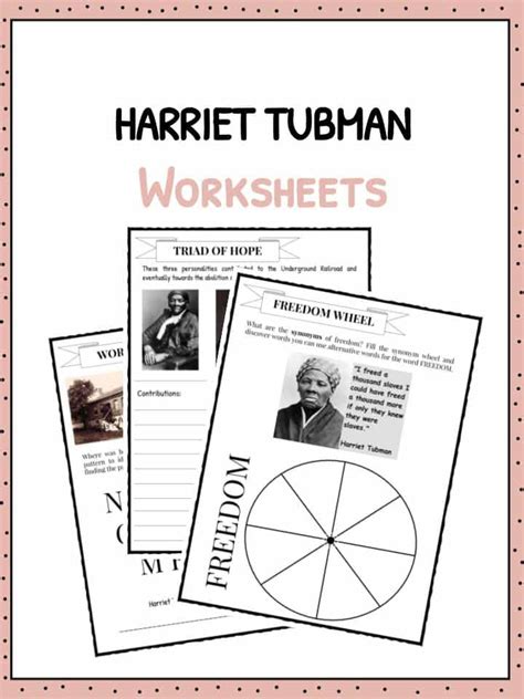 Harriet Tubman Facts, Information & Worksheets For Kids