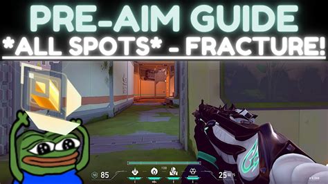 Radiant Valorant Crosshair Placement Guide All Angles On Fracture Pre Aim Guide Youtube