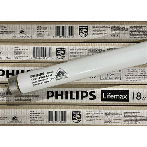 Jual PHILIPS Lampu TL 18W/54 765 LIFEMAX 600mm 18 W 18WATT 18 WATT ...