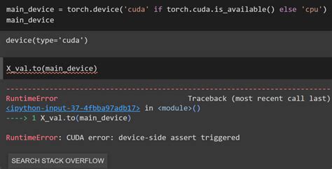 Solved About RuntimeError CUDA Error Device Side Assert Triggered