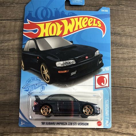 Hot Wheels Subaru Impreza B Sti Version Dark Grey