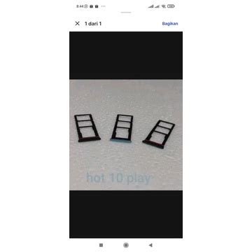 Jual SIMTRAY TEMPAT SIM SIM LOCK KARTU INFINIX HOT 10 PLAY X688