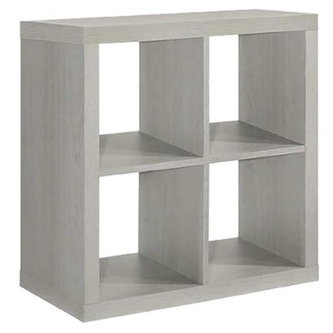 Flawn Four Cube Open Bookcase Gray Fla4 Gry