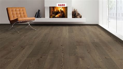 539089 HARO PARQUET 4000 Planche large à l ancienne 180 4V Chêne brun