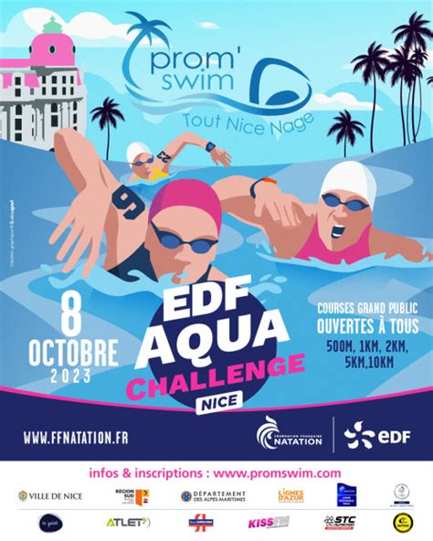 Prom Swim EDF Aqua Challenge Nice à NICE 06 Eau Libre FFN