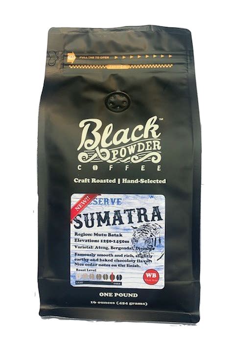 Sumatra Mandheling Coffee Dark Roast Single Origin Local Roasted Black Powder Coffee