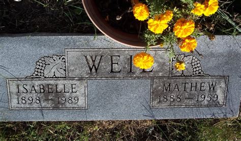 Mathew Weil 1888 1959 Memorial Find A Grave