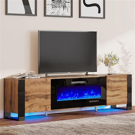 Amazon Amerlife Fireplace Tv Stand With Fireplace Modern