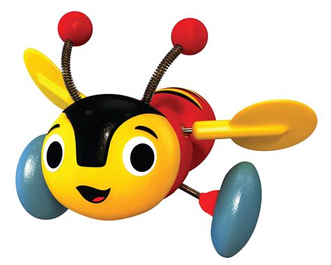 Buzzy Bee And Friends Buzzy Bee Wooden Pull Along Toyworld Nz