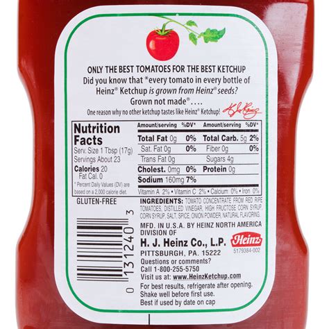 Heinz Ketchup 14 Oz Upside Down Squeeze Bottle