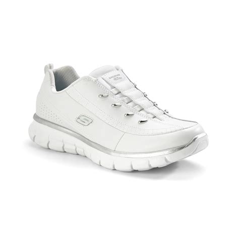 Skechers Women S Elite Class Casual Athletic Shoe White Wide Width