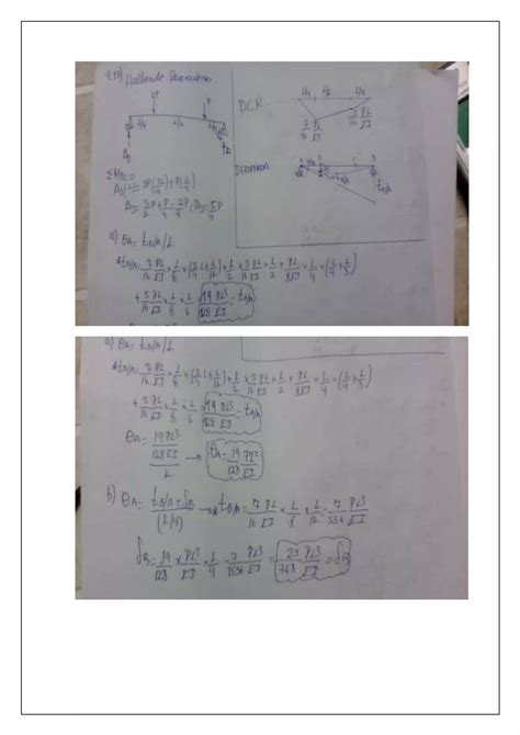 ejercicios de vigas por método de área de momentos PDF