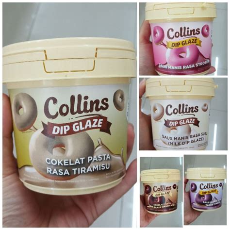 Jual Gr Collins Dip Glaze Saus Manis Untuk Celupan Toping Donat Roti