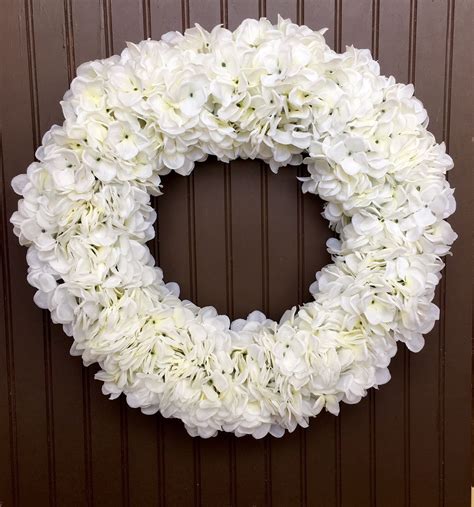 Hydrangea Wreath White Hydrangea Wreath White Wreath Spring Wreath