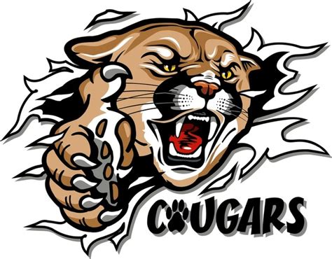 Cougar Mascot Logo Cougar Mascot High Res Vector Graphic Getty