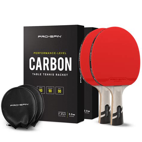 Buy Pro Spin Professional Carbon Fiber Table Tennis Racket Ply