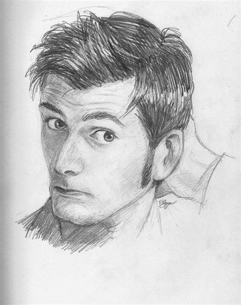 Doctor Who Drawing David Tennant