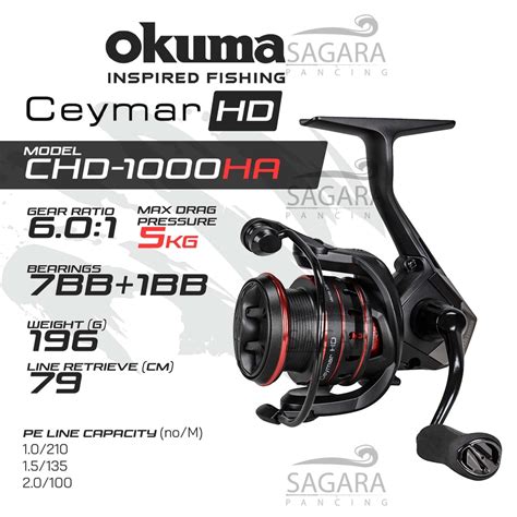 Jual Reel Okuma Ceymar A Ceymar HD Reel Pancing Spinning Shopee Indonesia