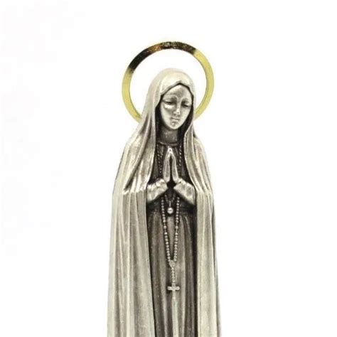 Our Lady Of Fatima Fiberglass Statue Cm With Glass Eyes