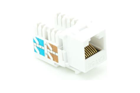 Модуль Keystone NETLAN категория 5e, RJ45/8P8C, неэкранированный, белый ...