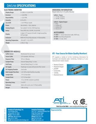 Ati Q S Datasheet Auto Chem Sulfite Monitor Pdf