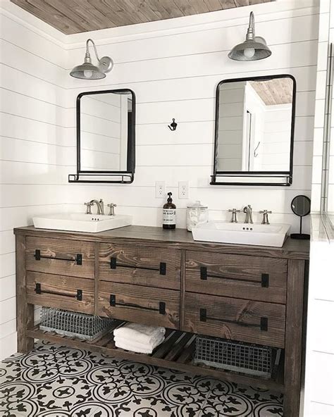 Farmhouse Bathroom Vanity Cabinets – Everything Bathroom