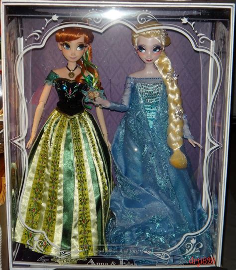 Harrods Limited Edition Anna And Elsa Doll Set Le 100 Frozen Uk