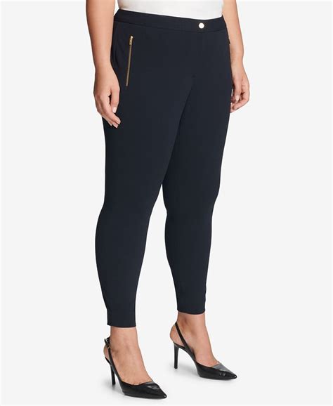 Calvin Klein Plus Size Straight Leg Crepe Pants Macys