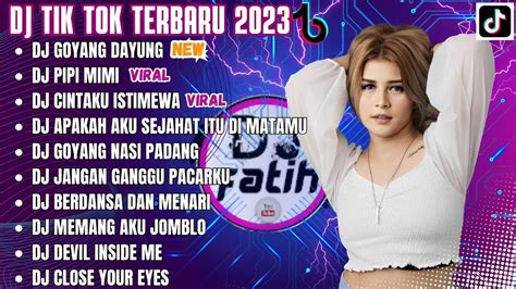 DJ TIK TOK TERBARU 2023 DJ GOYANG DAYUNG DJ PIPI MIMI DJ CINTAKU