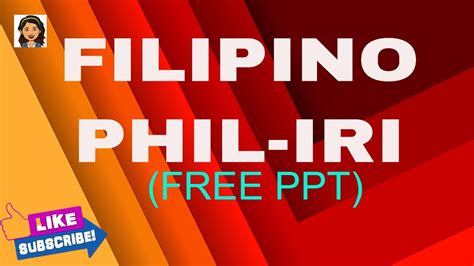 FILIPINO PHIL IRI GRADE 3 PHIL IRI MATERIALS YouTube