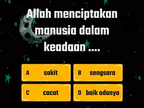 Pilihlah Salah Satu Jawaban Yang Paling Tepat Quiz