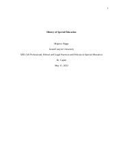 History Of Special Education Essay Spd Docx History Of Special