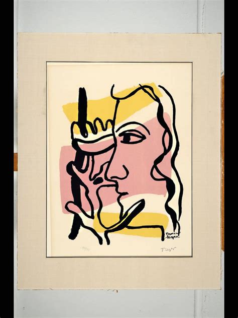 Sold Price Fernand Leger Color Lithograph Stamp October