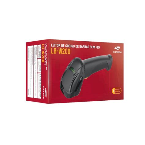 LEITOR DE CODÓDIGO DE BARRA USB SEM FIO LB W200BK V2 Dataplus