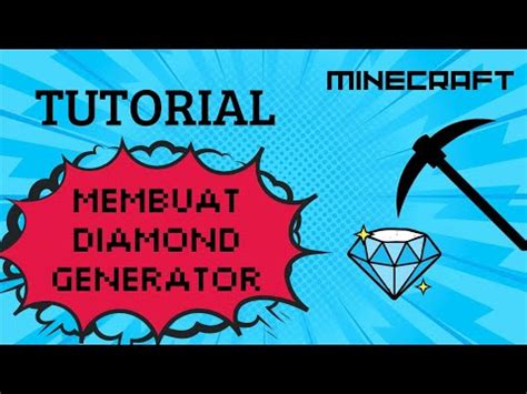 TUTORIAL MEMBUAT DIAMOND GENERATOR DI MINECRAFT YouTube