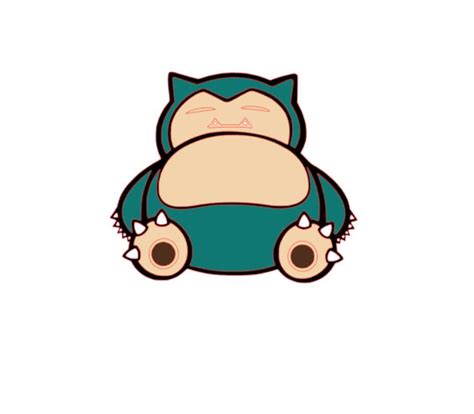 Snorlax Svg Layered Digital Vector Cut File Svg Png Etsy Hong Kong