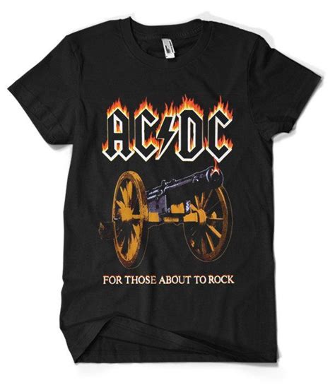 Acdc T Shirt Rock T Shirts T Shirt Metal T Shirts