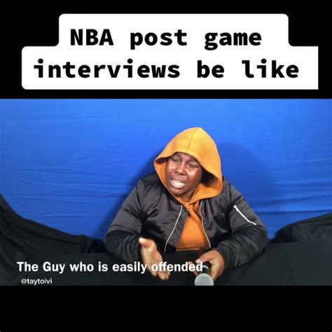 Nba Post Game Interviews Be Like Youtube