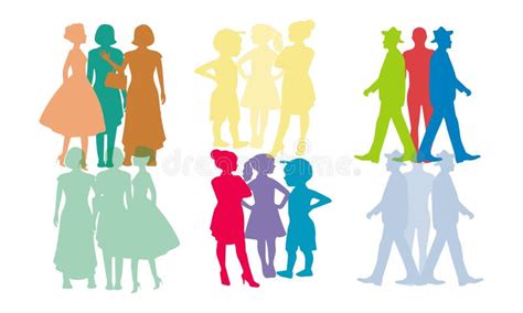 Colorful Diverse People Crowd. Diverse People Group. Flat Design Vector ...