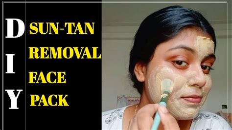 Easy Detan Face Pack At Home Youtube