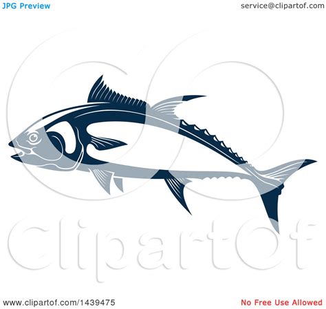 Clipart Of A Tuna Fish Royalty Free Vector Illustration By Seamartini