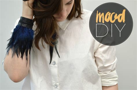 Mood DIY: Feather Necklace & Wrist Cuffs