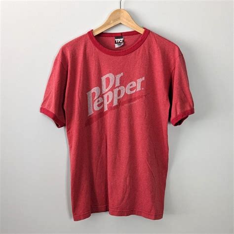 Vintage Dr Pepper Ringer Soda Distressed Heathered Pr Gem