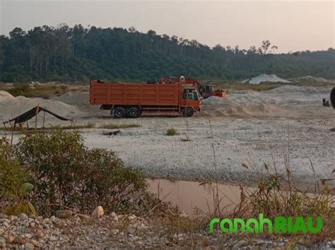 Waduh Diduga Tak Mengantongi Izin Galian C Milik SM Di Kuansing