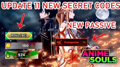 Anime Souls Simulator New Update 11 New 7 Secret Codes New