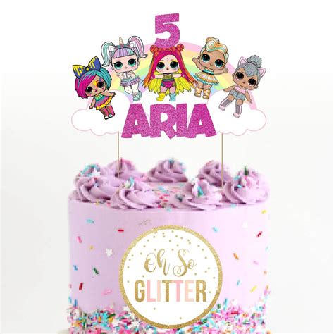 LOL Doll Cake Topper | Oh So Glitter