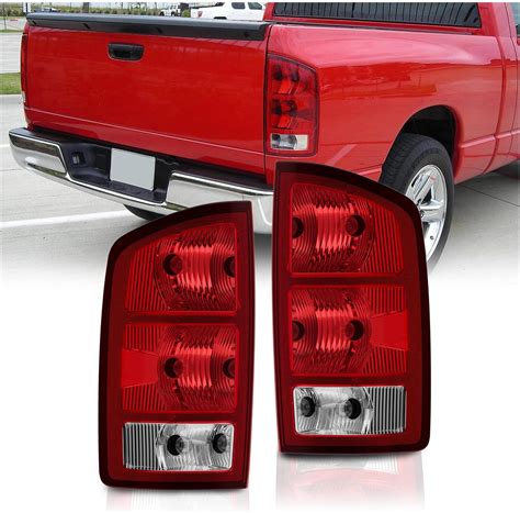 Acanii For 2002 2006 Dodge Ram 1500 2500 3500 Pickup Tail Lights Brake Lamps