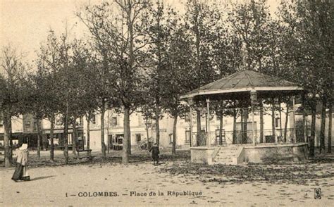 Carte Postale Colombes Kiosque Place De La Republique Colombes