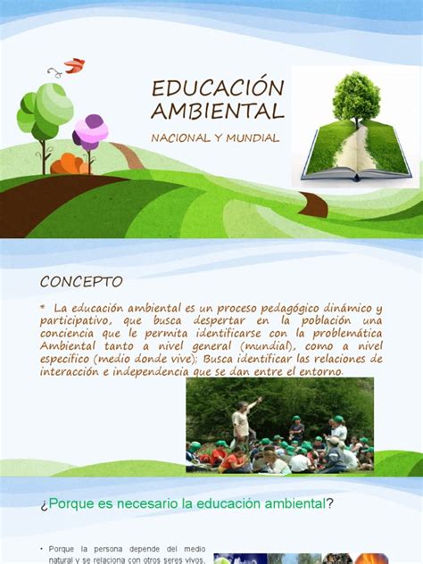 Educación Ambiental Power Point Pdf Reciclaje Entorno Natural