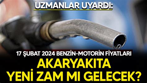 Uzmanlar Uyard Akaryak Ta Yeni Zam M Gelecek Ubat Benzin